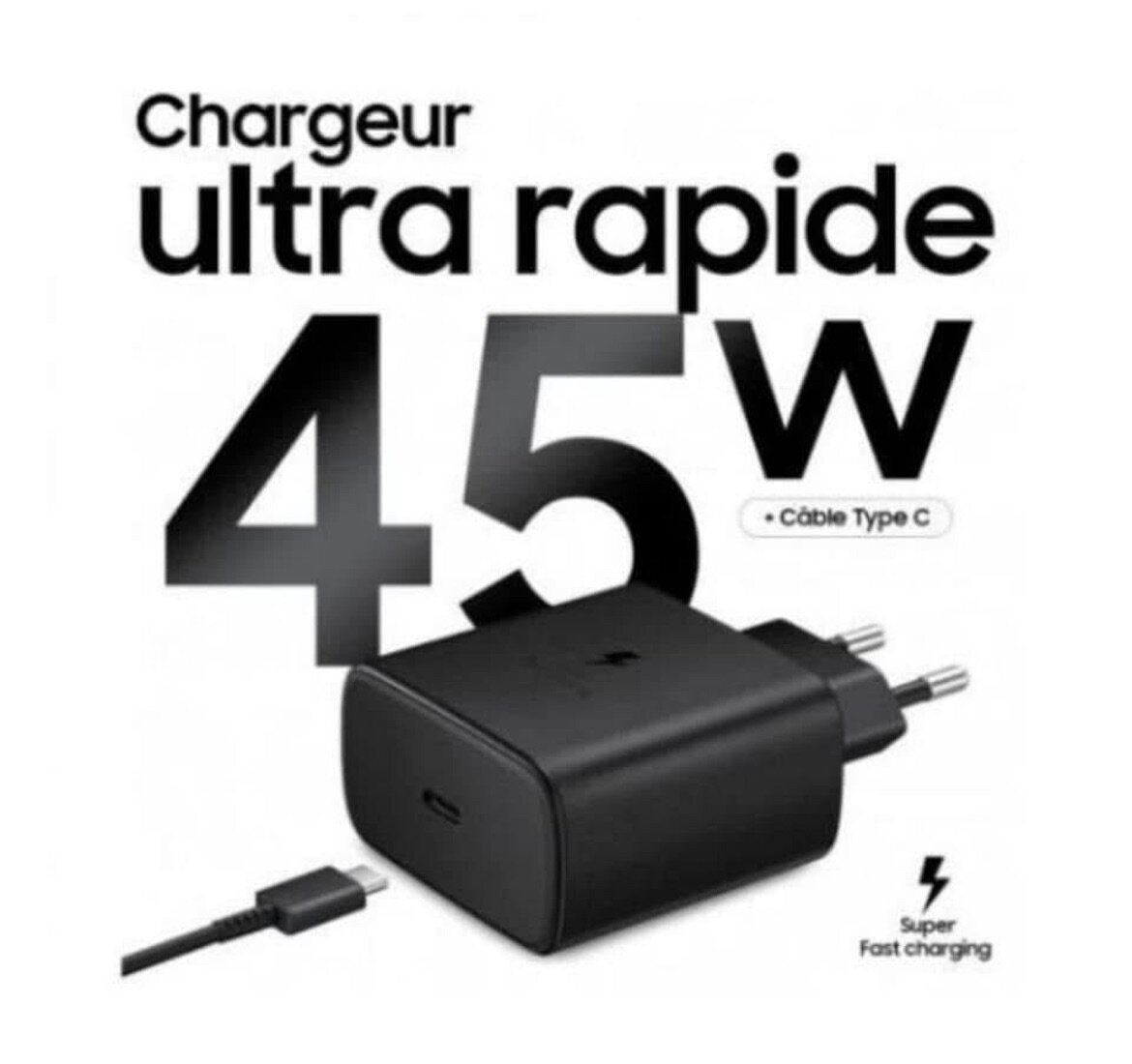 Chargeur Samsung très rapide