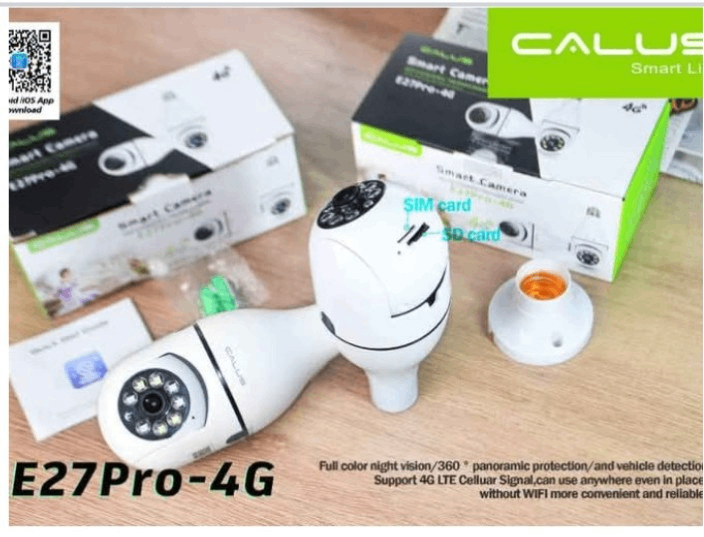 Caméra de sécurité E27Pro-4G