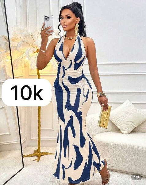 Robe Maxi Élégante Imprimée