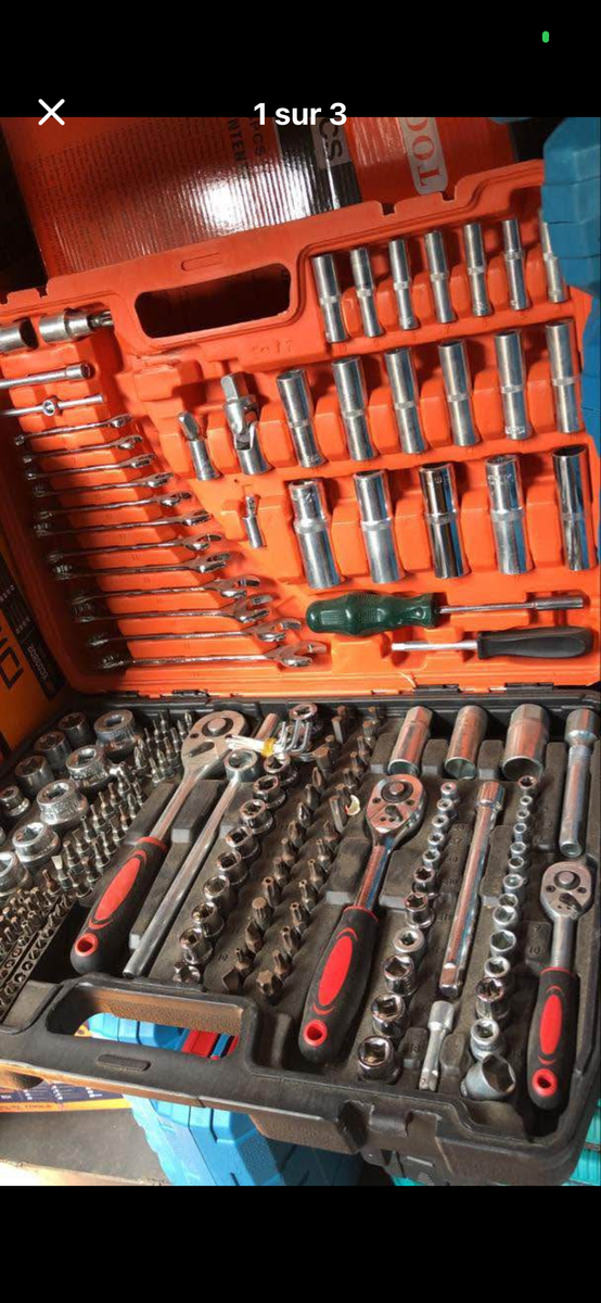 Coffret à cliquet 216 pieces