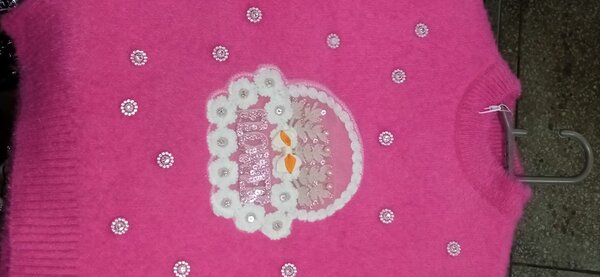 Girls ki rabbit wool Jersey