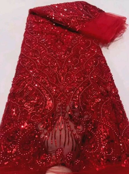 Beaded lace