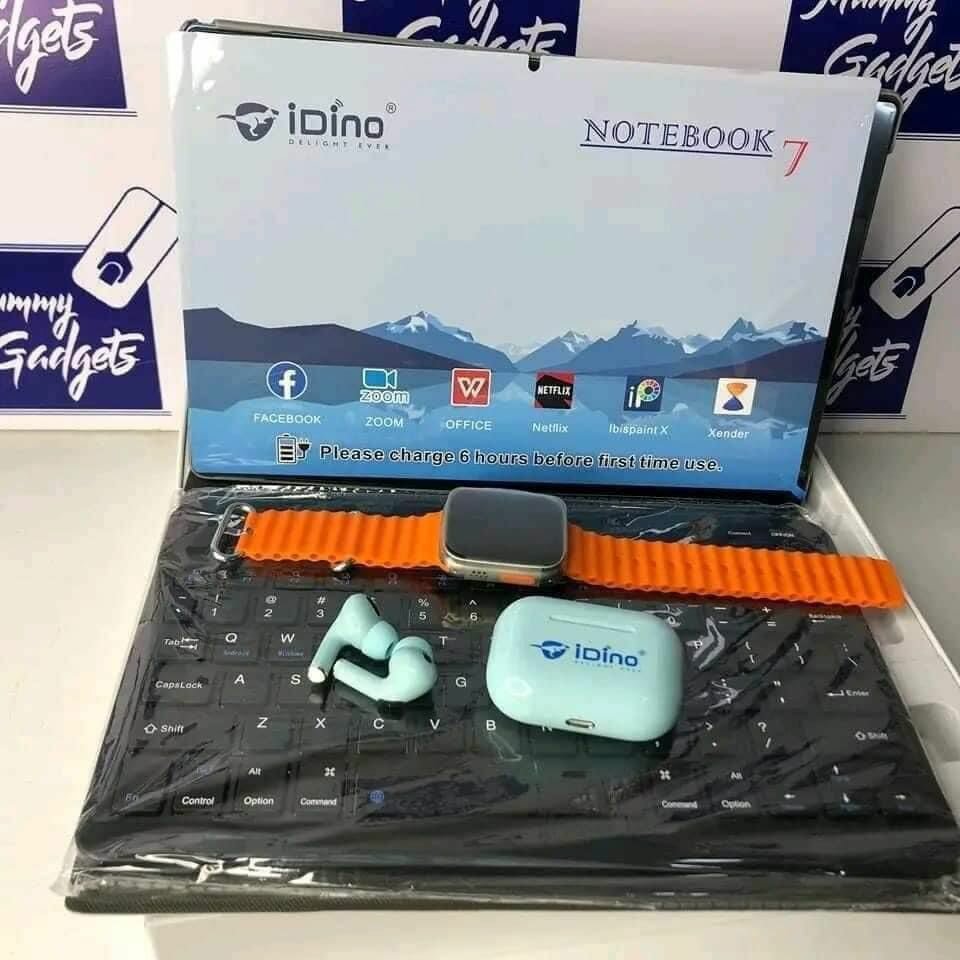 Idino Tablette PC NoteBook 7 8GB RAM, 512GB 10.1 Pouces