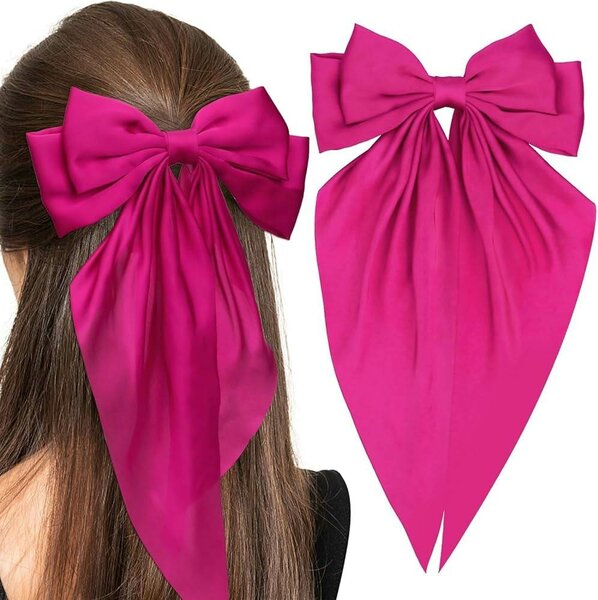 Stain hair bow