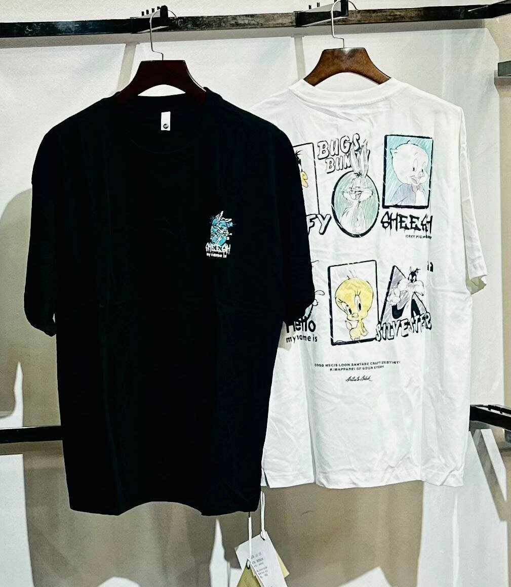 T-shirts graphiques colorés