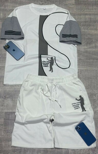 Ensemble casual estival homme