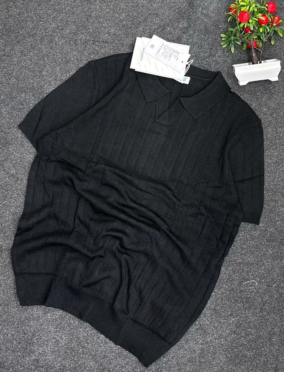 Polo en maille décontractée