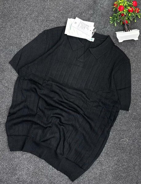 Polo en maille décontractée