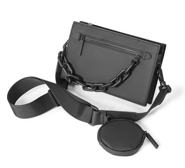 Sac bandoulière tendance noir