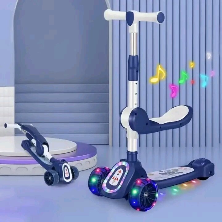 Trottinette Enfant LED Pliable