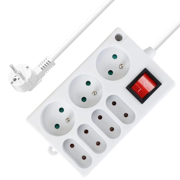 Multiprise électrique avec interrupteur