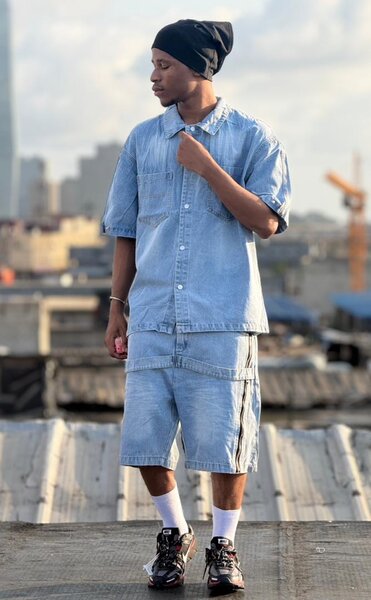 Ensemble denim décontracté