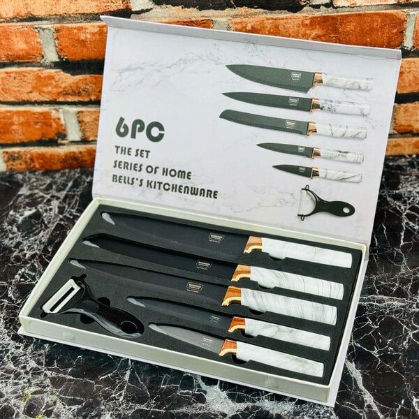Ensemble de 6 couteaux de cuisine