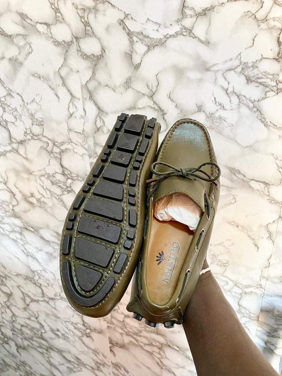 Mocassins en cuir élégants