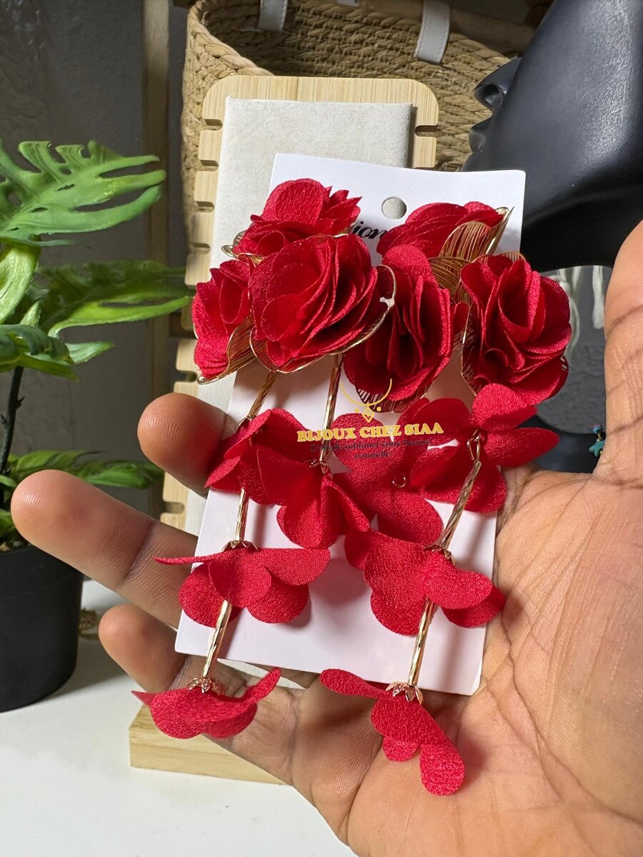 Boucles d'Oreilles Fleur Élégantes