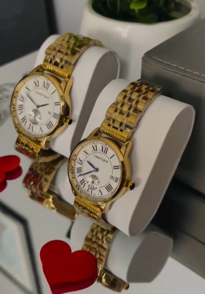 A cute His and Hers combo perfect for Valentines🥰- Stainless, Non Tarnish Combo 