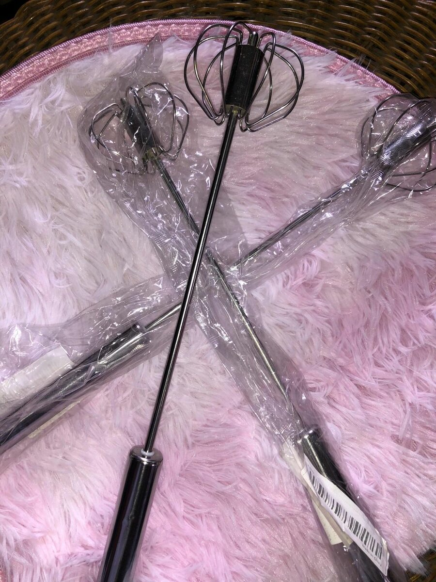 Fouet à main en acier inoxydable