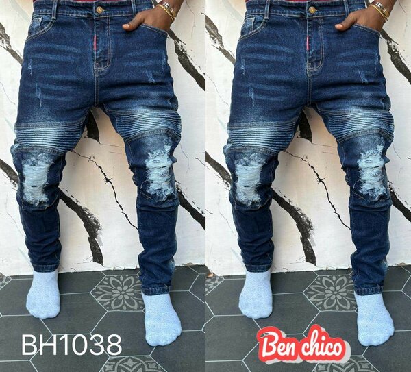 Jean déchiré homme tendance