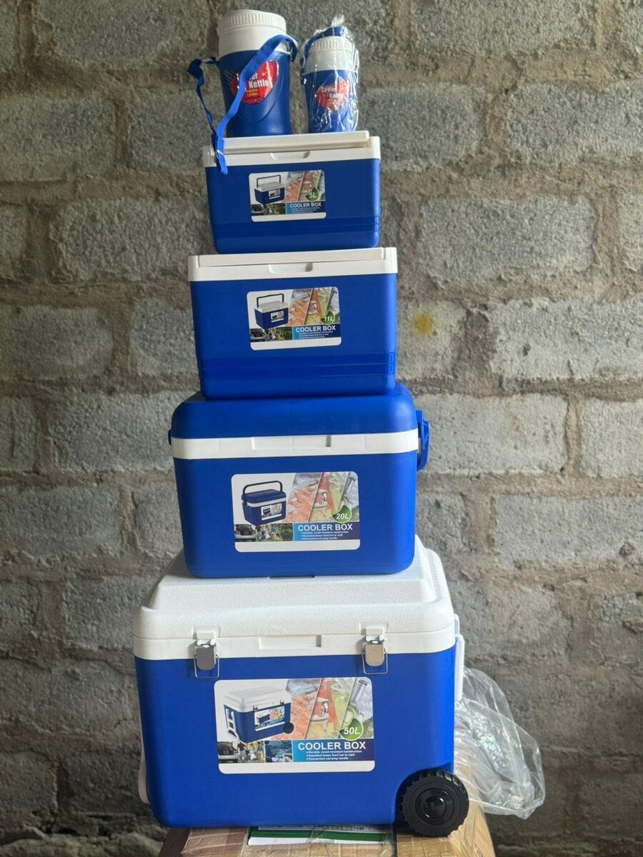 Set of ice chests