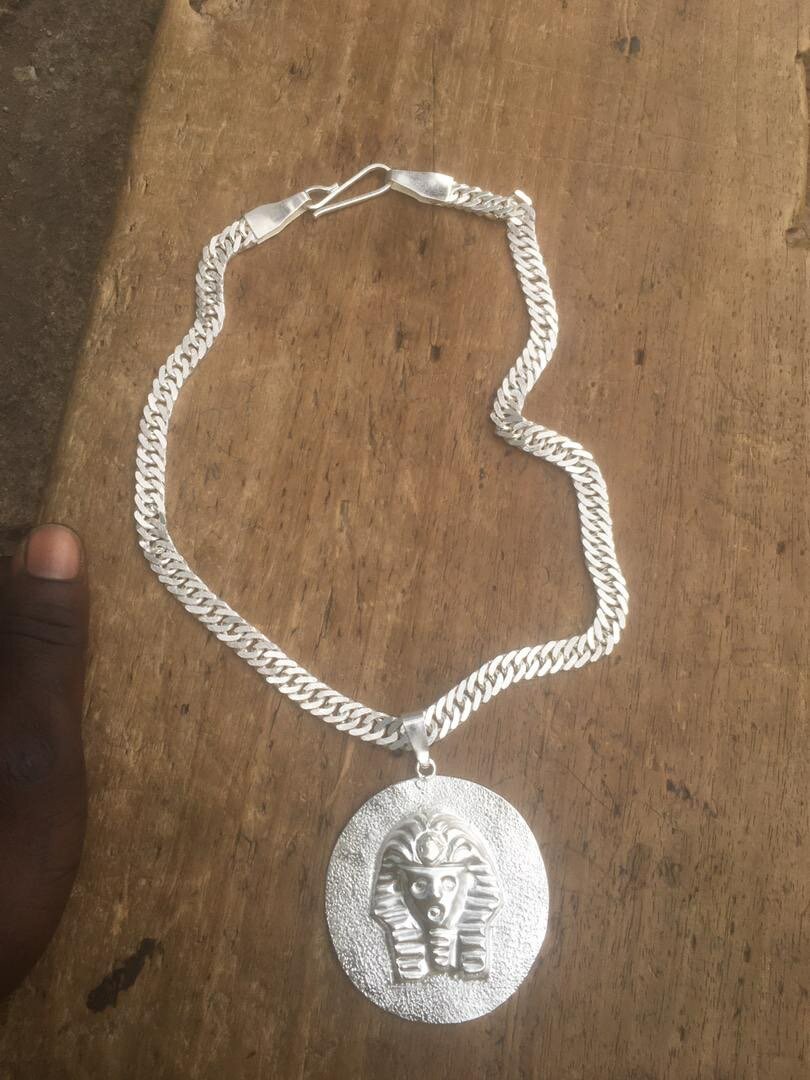 Silver plated 34 gram chain