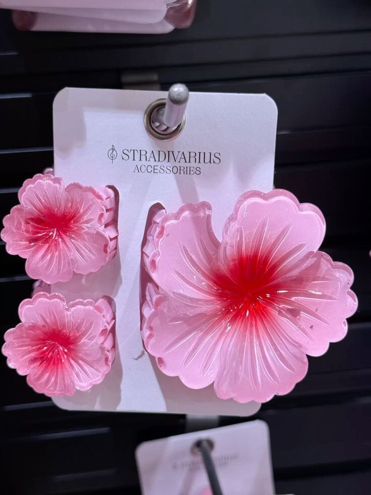 Accessoires fleurs cheveux colorées