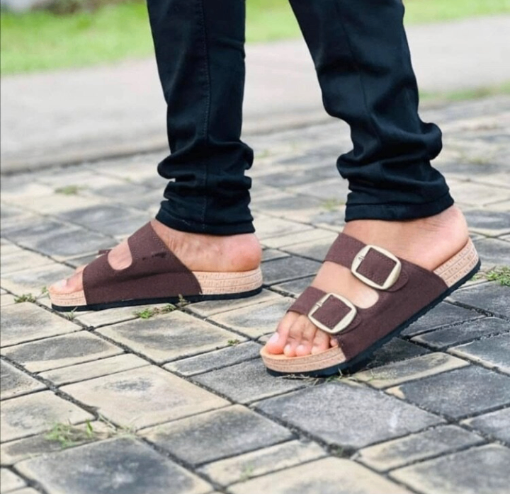 Sandales en cuir confort