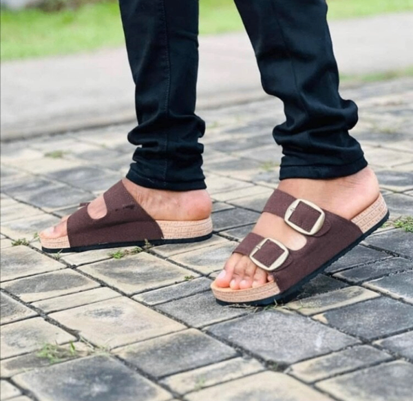 Sandales en cuir confort