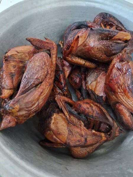 Pintades Fumées et fraîches