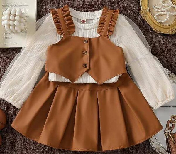 Robe enfant deux pièces élégante