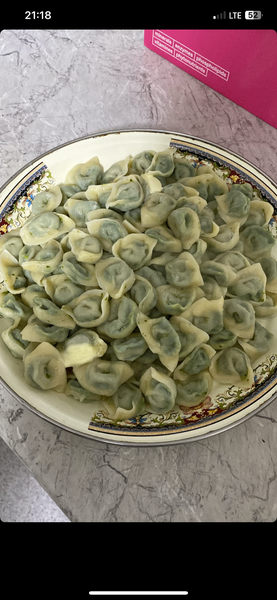 Пельмени с клевером