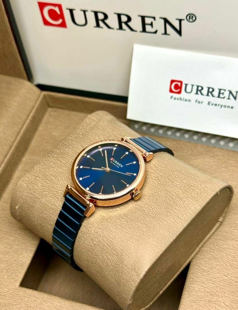 Montre élégante CURREN en acier inoxydable