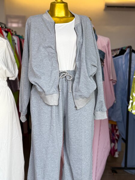 Ensemble décontracté gris