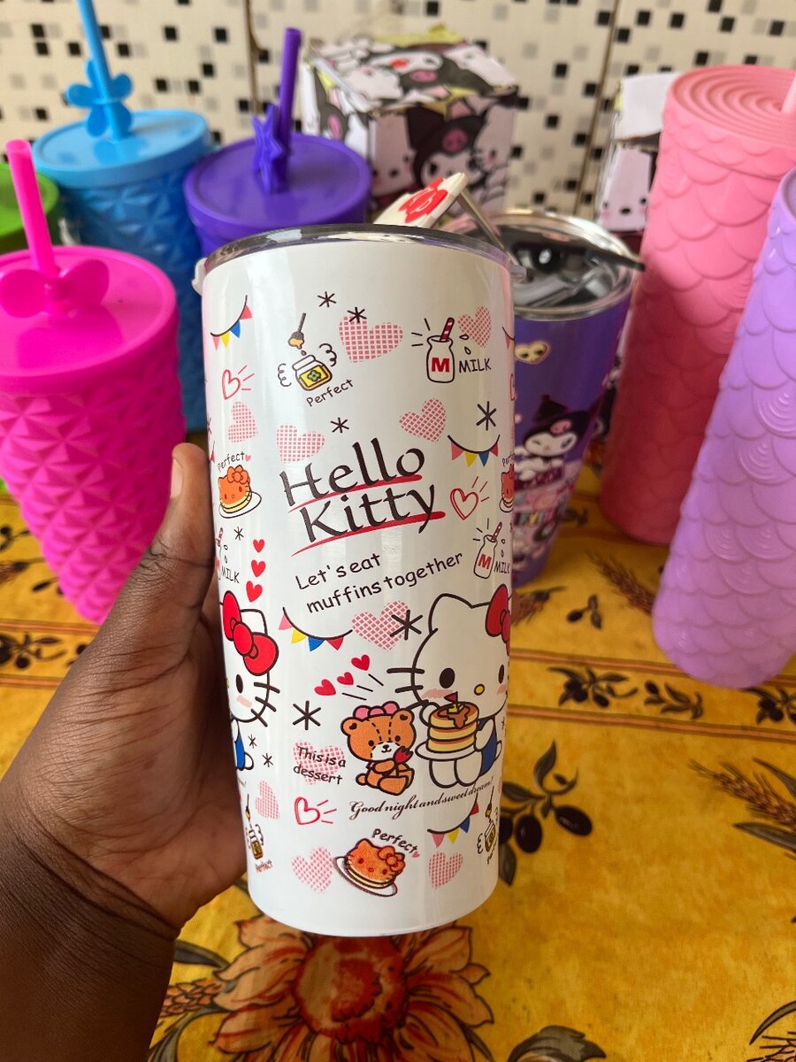 Gobelet isolant kawaii