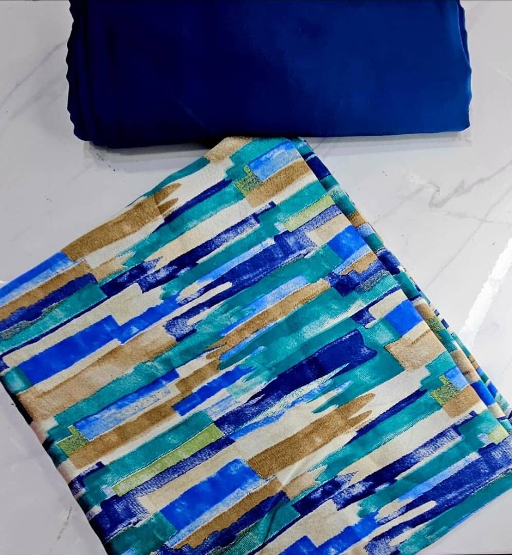 Tissus en dégradé coloré