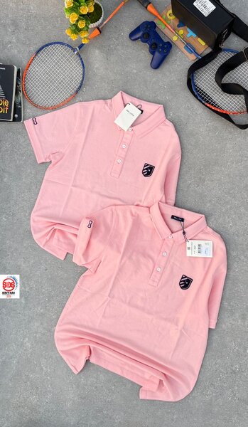 Polo rose chic unisexe