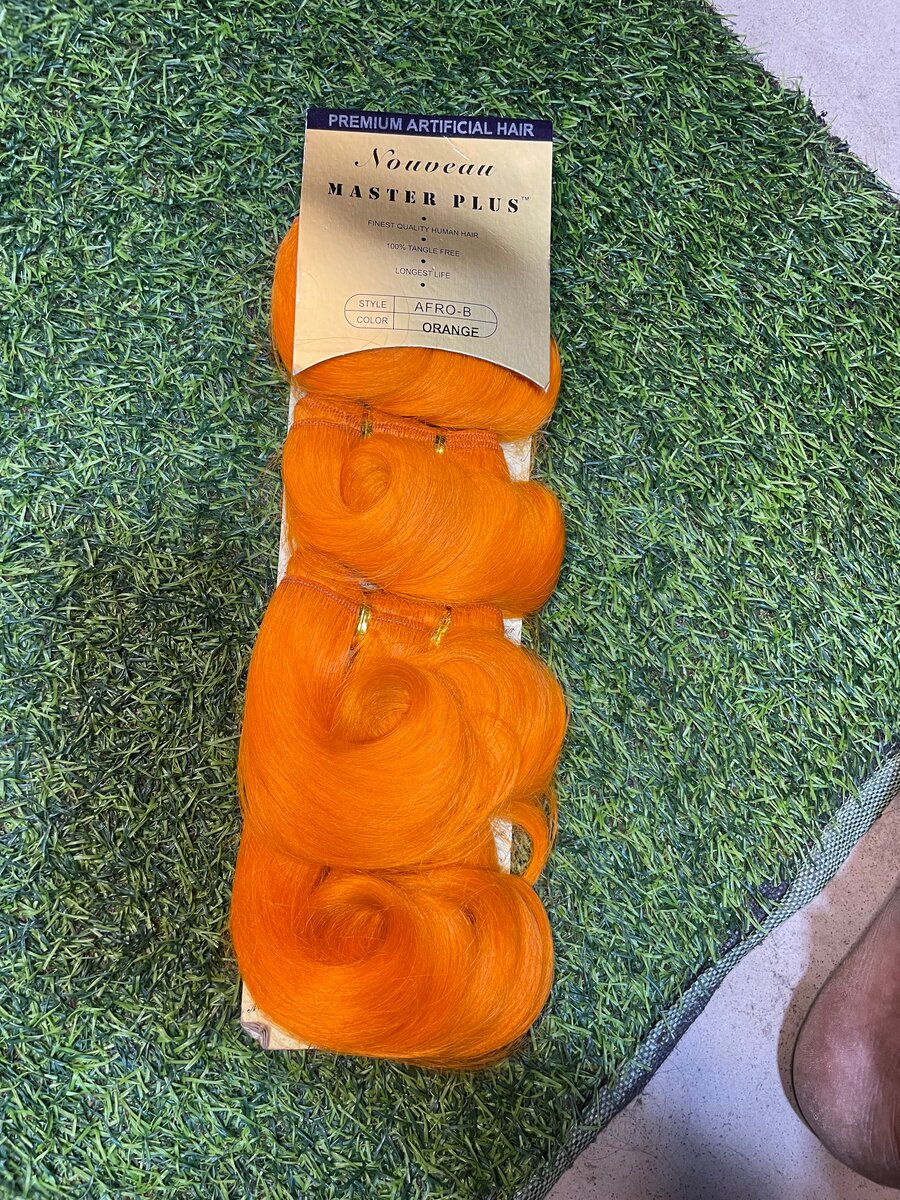 Extensions synthétiques colorées