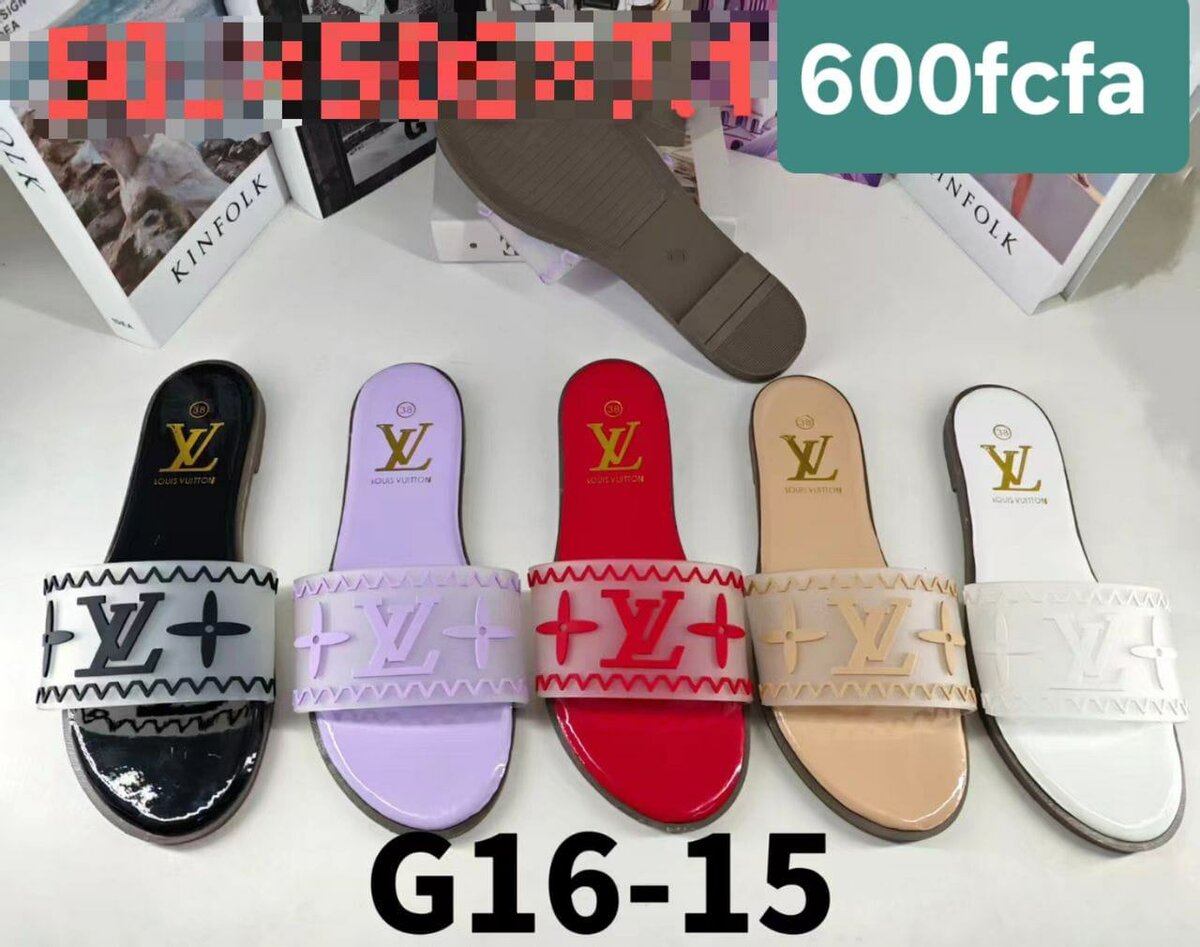 Tongs élégantes pour femmes