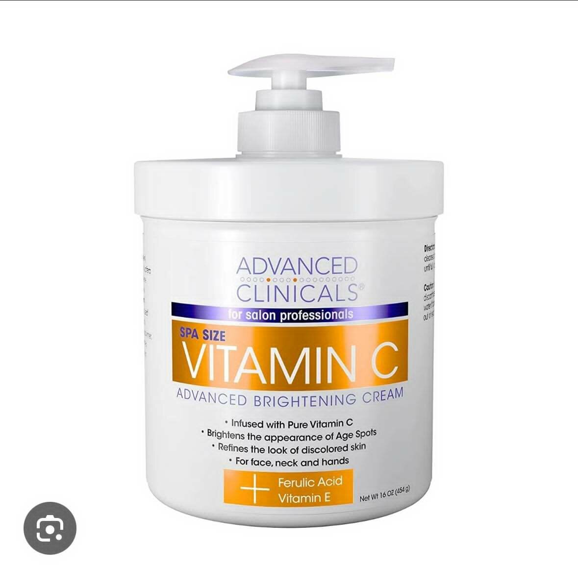 Advanced clinicals Vitamin C lotion