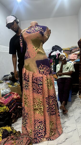 Robe longue imprimée élégante