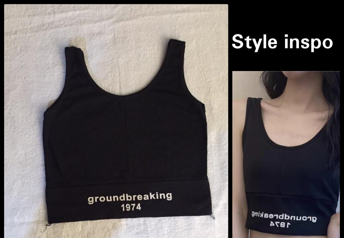 Salaula crop tops and tops