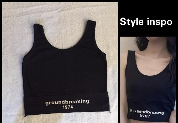 Salaula crop tops and tops