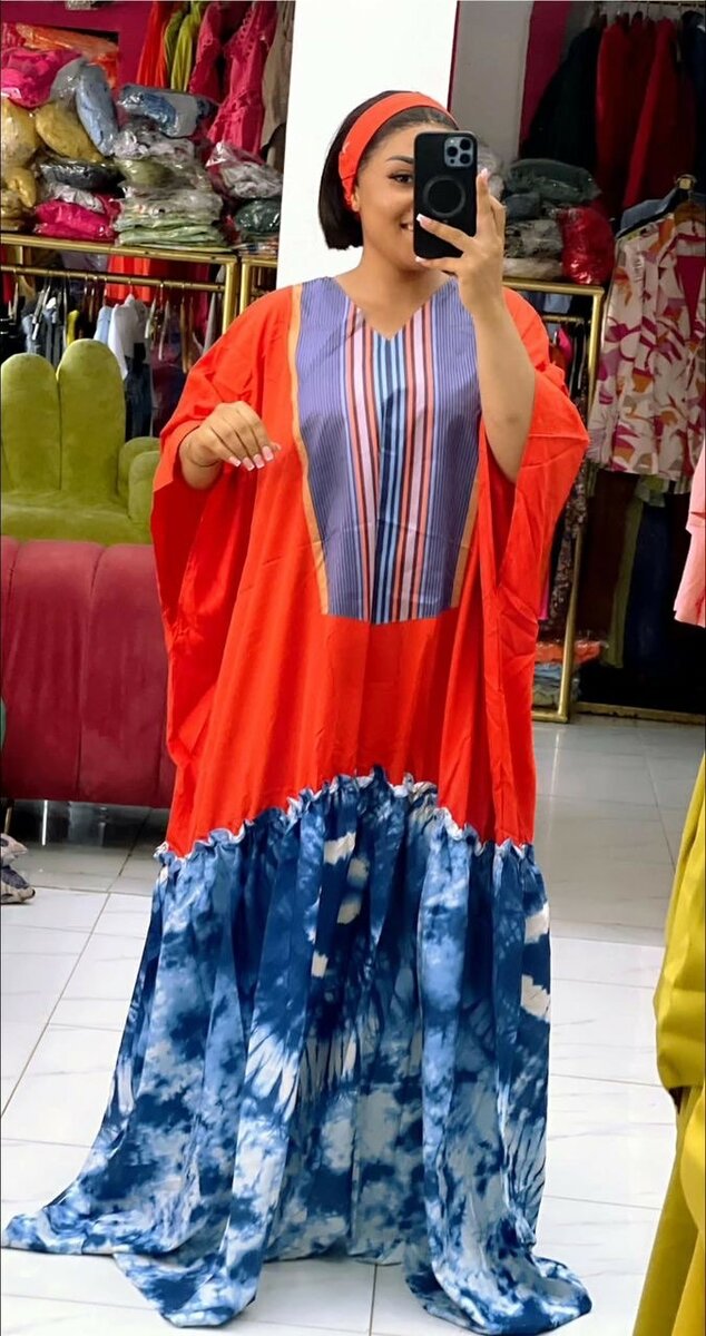 Robe Caftan Longue Colorée