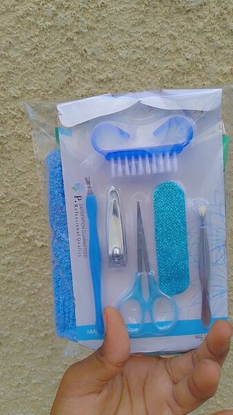 Mini kit beauté bleu