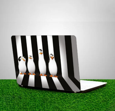 penguin Laptop Back Skin Sticker -Laptop Back Skin Sticker-Laptop Skin Vinyl Sticker Decal, 13 13.3 14.6 15 15.4 15.6 inch Laptop Skin Sticker Cover For All Laptops-Laptop