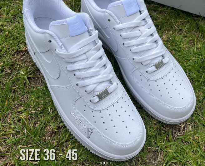 White Nike sneakers