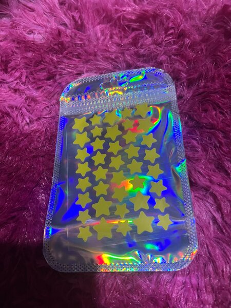 Holographic Star Stickers