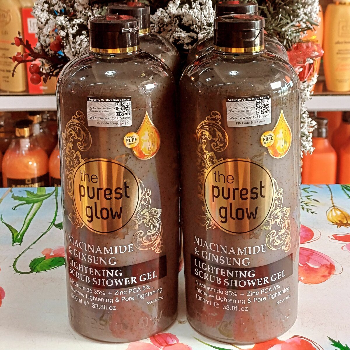 THE PUREST GLOW SHOWER GEL (NIACINAMIDE & GINSENG)