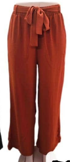 Wide trouser orange