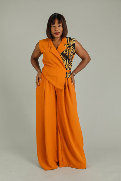 Ensemble élégant sans manches