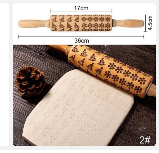 Rouleau à pâtisserie décoratif